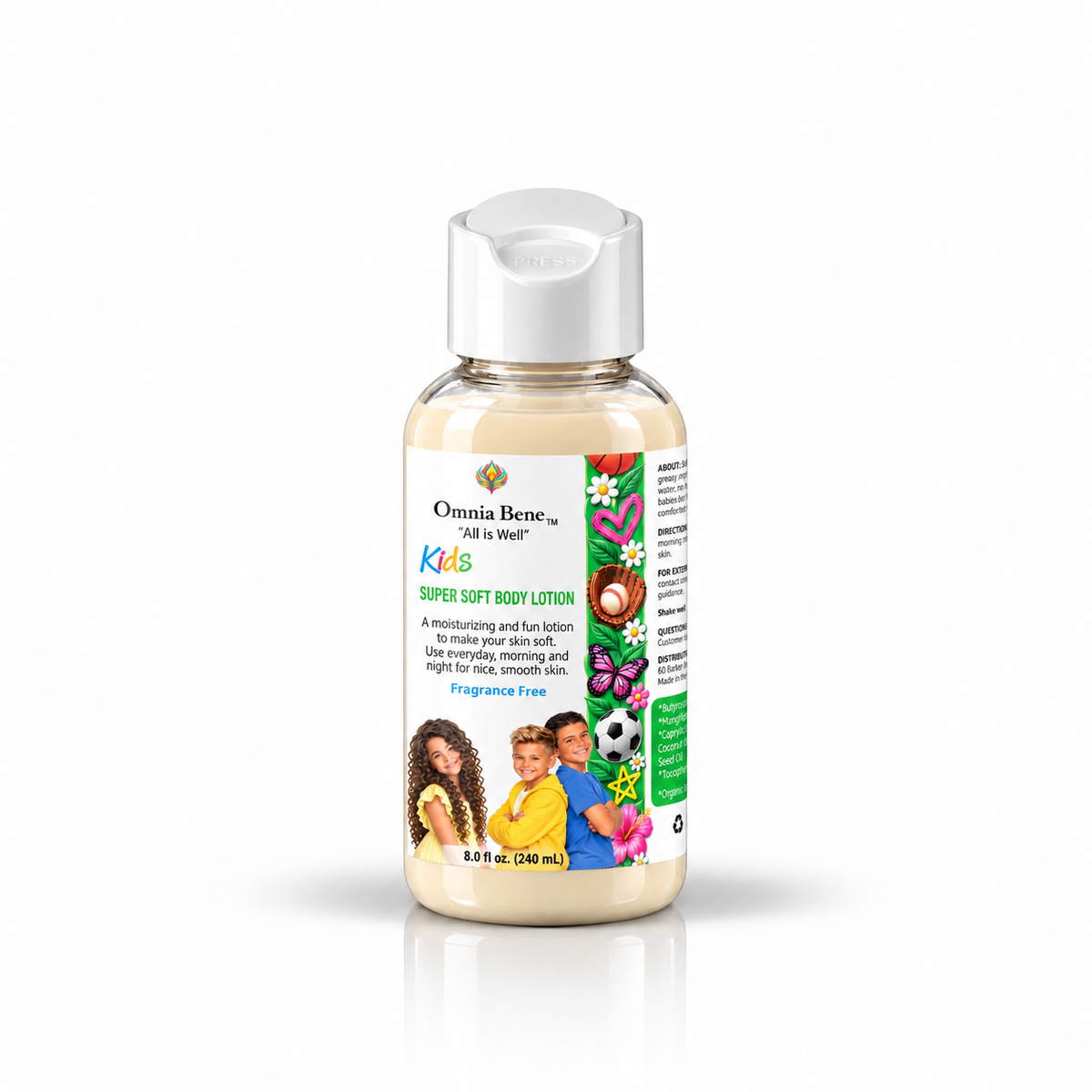 Super Soft Kids | Toddlers | Babies Lotion 4oz Travel Size