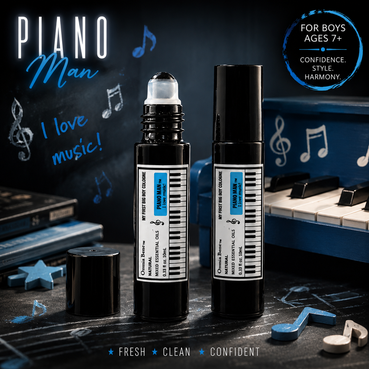 Piano Man Boys Rollerball Cologne