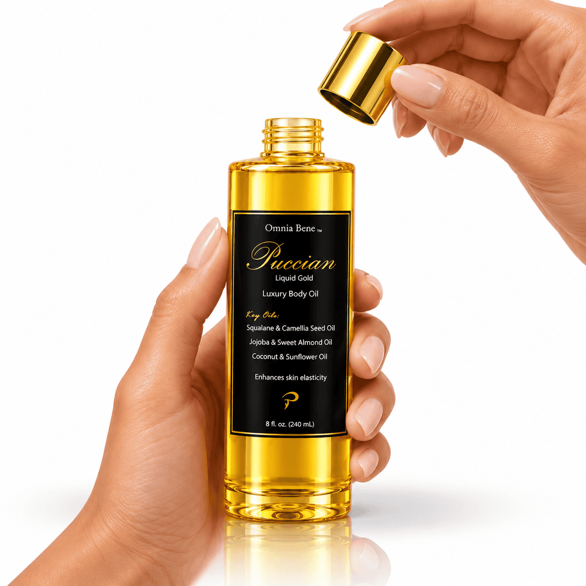Puccian Liquid Gold Body Oil vs SLEEK Body Oil | What-When-Why | Omnia Bene