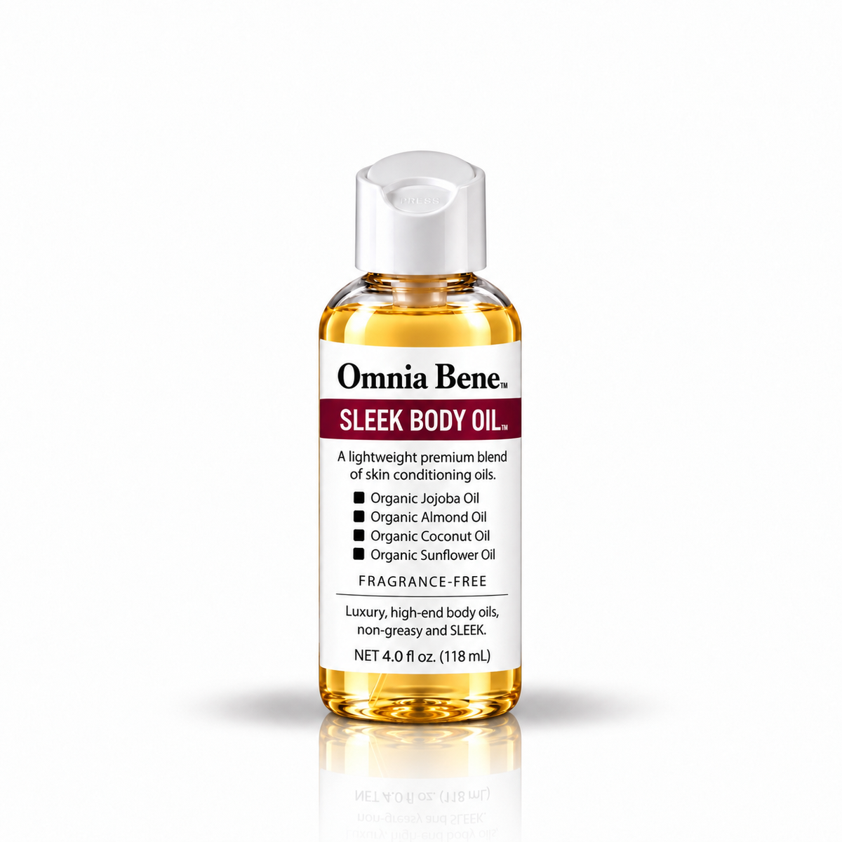 Sleek Lightweight Body Oil | Fragrance Free