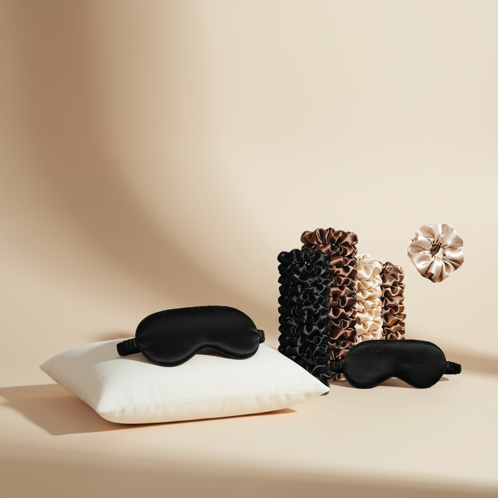 Satin Beauty Eye Mask & Hair Tie