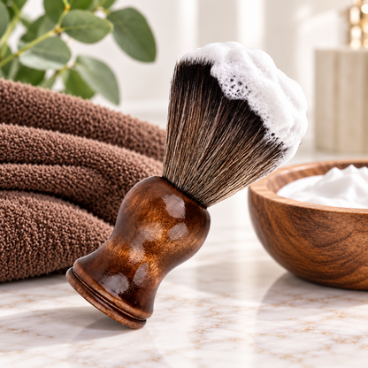 Heritage Shave Cream Brush | Luxury Men's Grooming Tool
