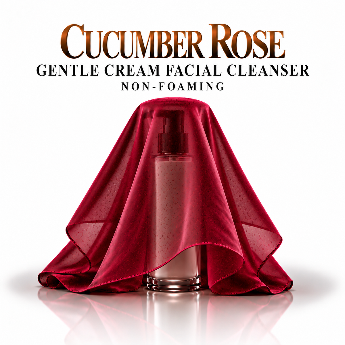 Cream, Non-Foaming Facial Cleanser | Cucumber-Rose