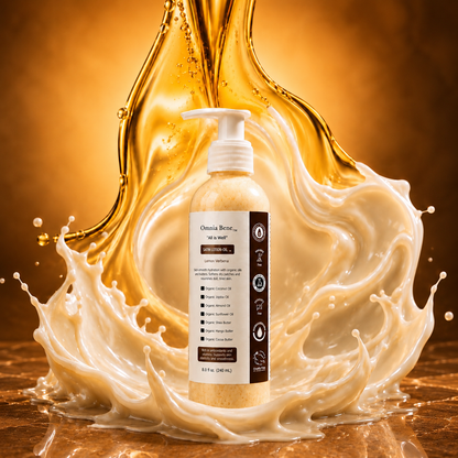 Organic Satin Lotion-Oil – Silky Lemon Verbena Moisturizer