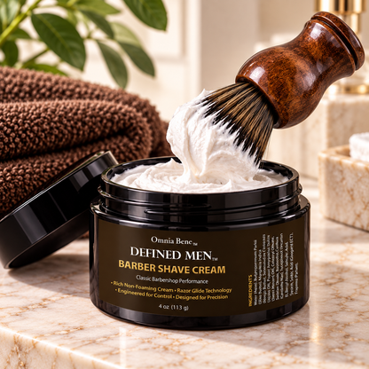 Heritage Shave Cream Brush | Luxury Men's Grooming Tool
