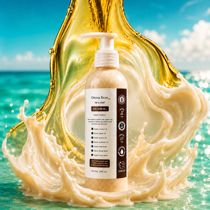 Organic Satin Lotion-Oil – Silky Lemon Verbena Moisturizer