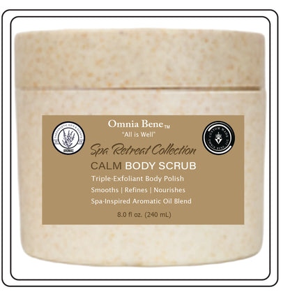 CALM Spa Retreat  Body Scrub Exfoliator