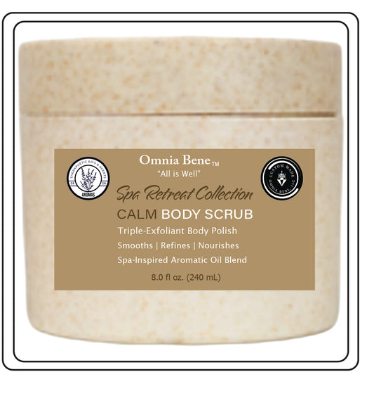 CALM Spa Retreat  Body Scrub Exfoliator