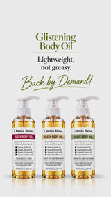 SLEEK Lightweight Body Oil | Green Tea & Cucumber 8 oz
