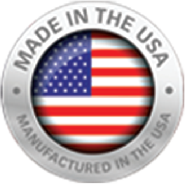 Made in the USA. Manufactured in the USA.